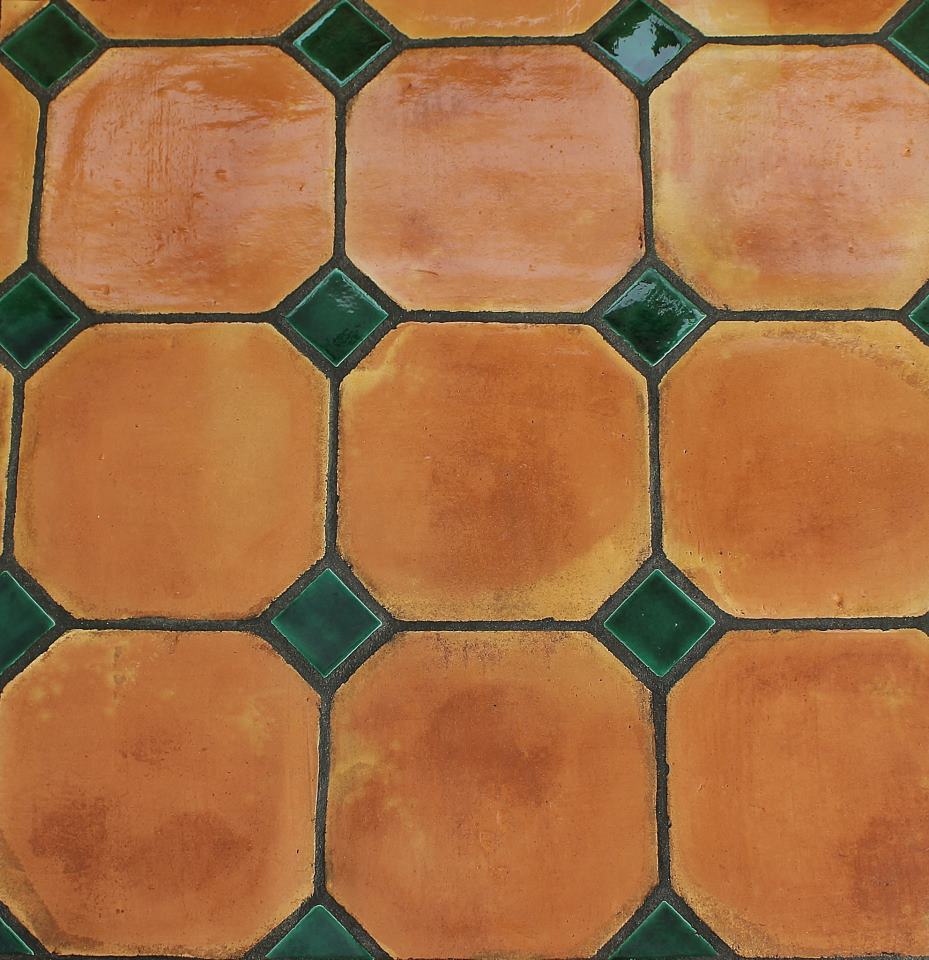 Antique Octagon Terracotta Outdoor Floor Tiles