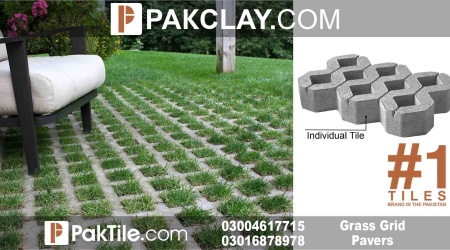Pak Clay Grass Paver Tiles Design