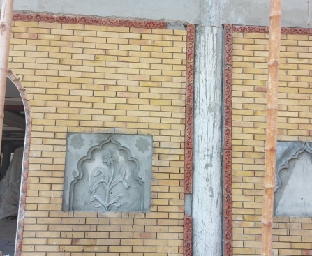 Yellow Gutka Tile Designs in Lahore