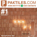 1 Natural Red Bricks Wall Gutka Tiles In Nawabshah