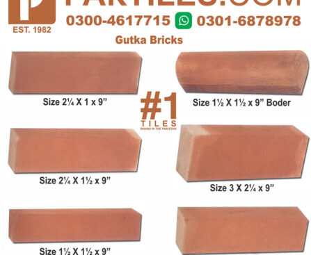Red Gutka Tiles Sizes In Khairpur