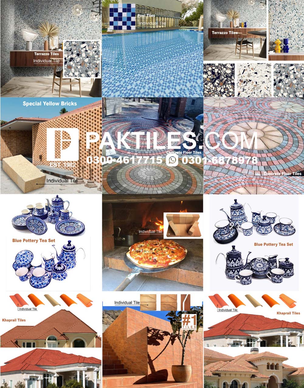 Terracotta Tiles in Moro